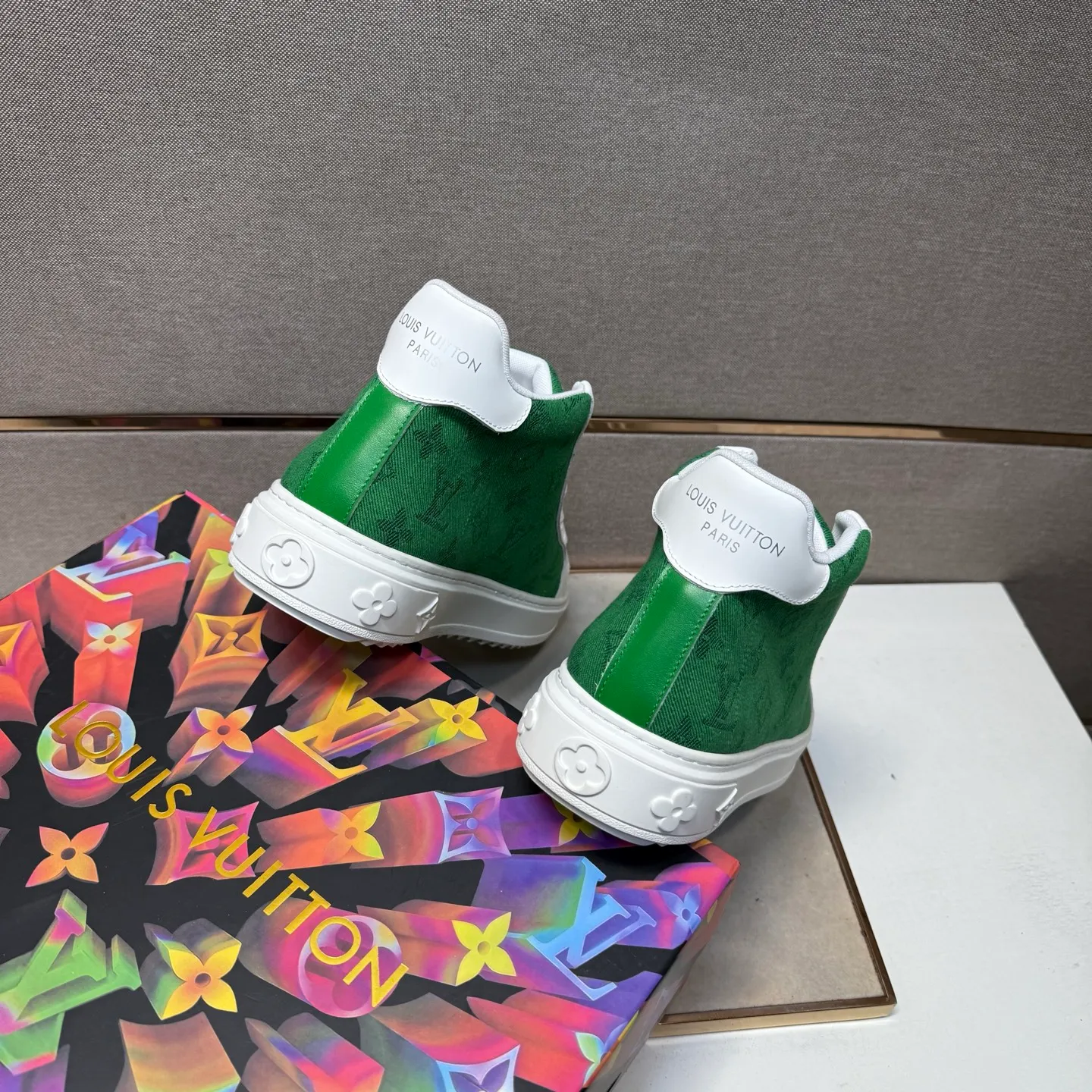 Men's men's shoes 💰pp560 [LV～] Men's casual high-top shoes 2025z cabinet sales simultaneously 🔶Size: 38-44#️⃣ 🔷4 colors🔜The upper is made of multi-material splicing➕Mesh lining, comfortable and breathable, sole: original comfortable and wear-resistant outsole, ⚠️real thing📱photographed🎬real thing is better📢📢📢